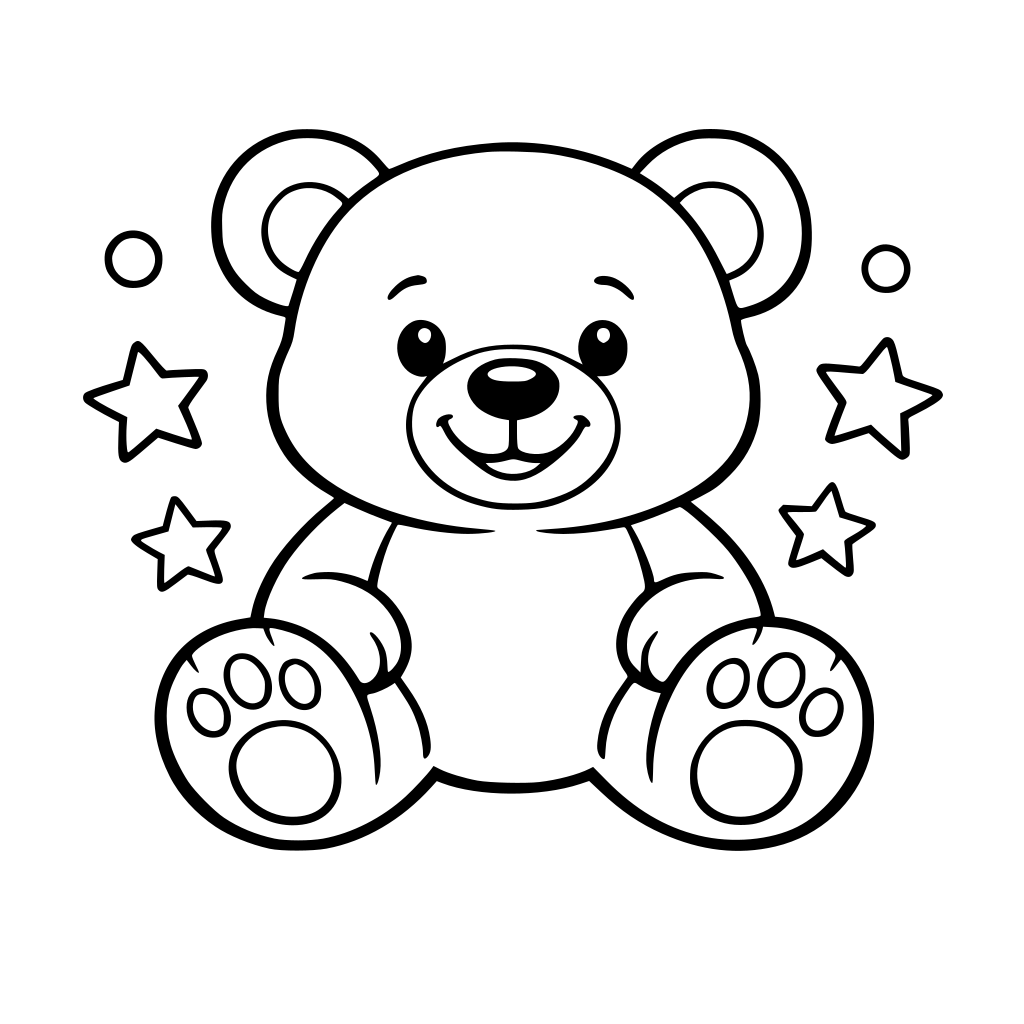 Teddy bear with a smile