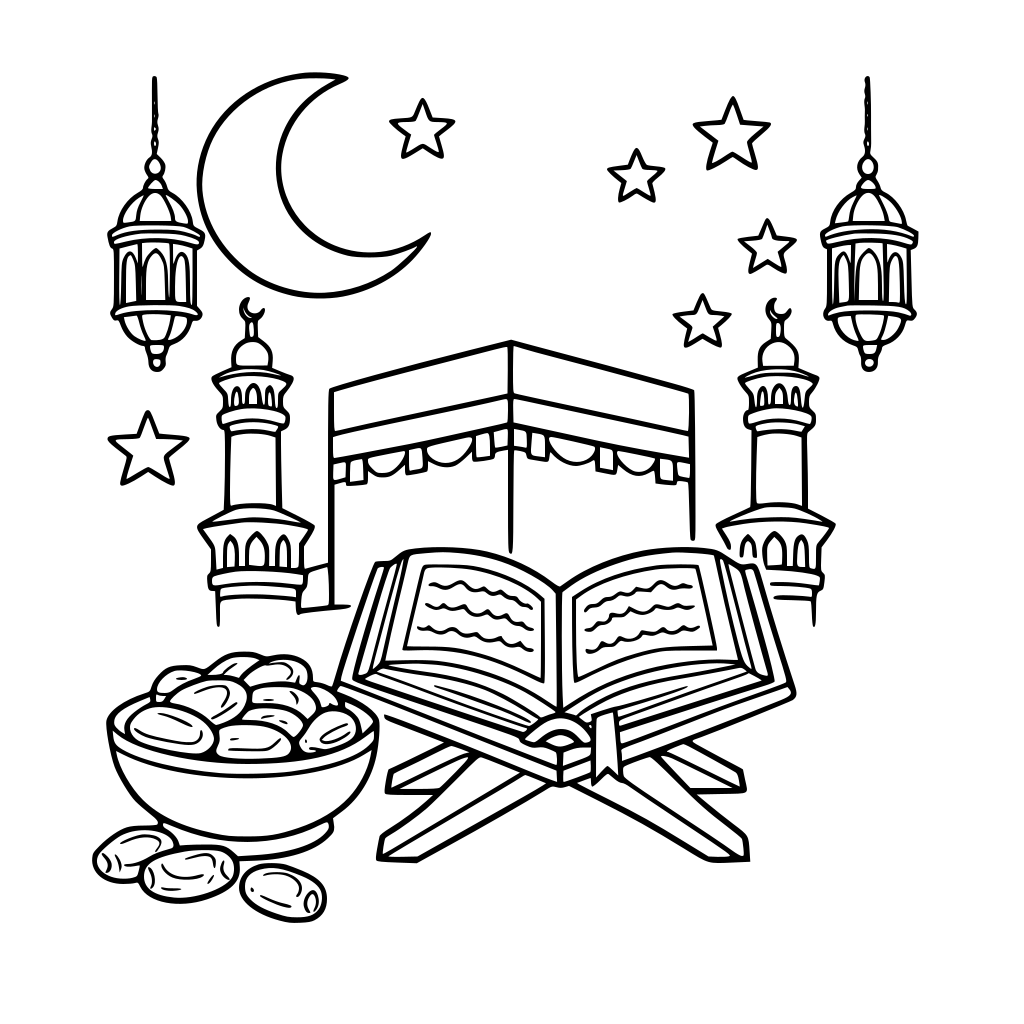 ramadan, koran, islam, dattel, mekka