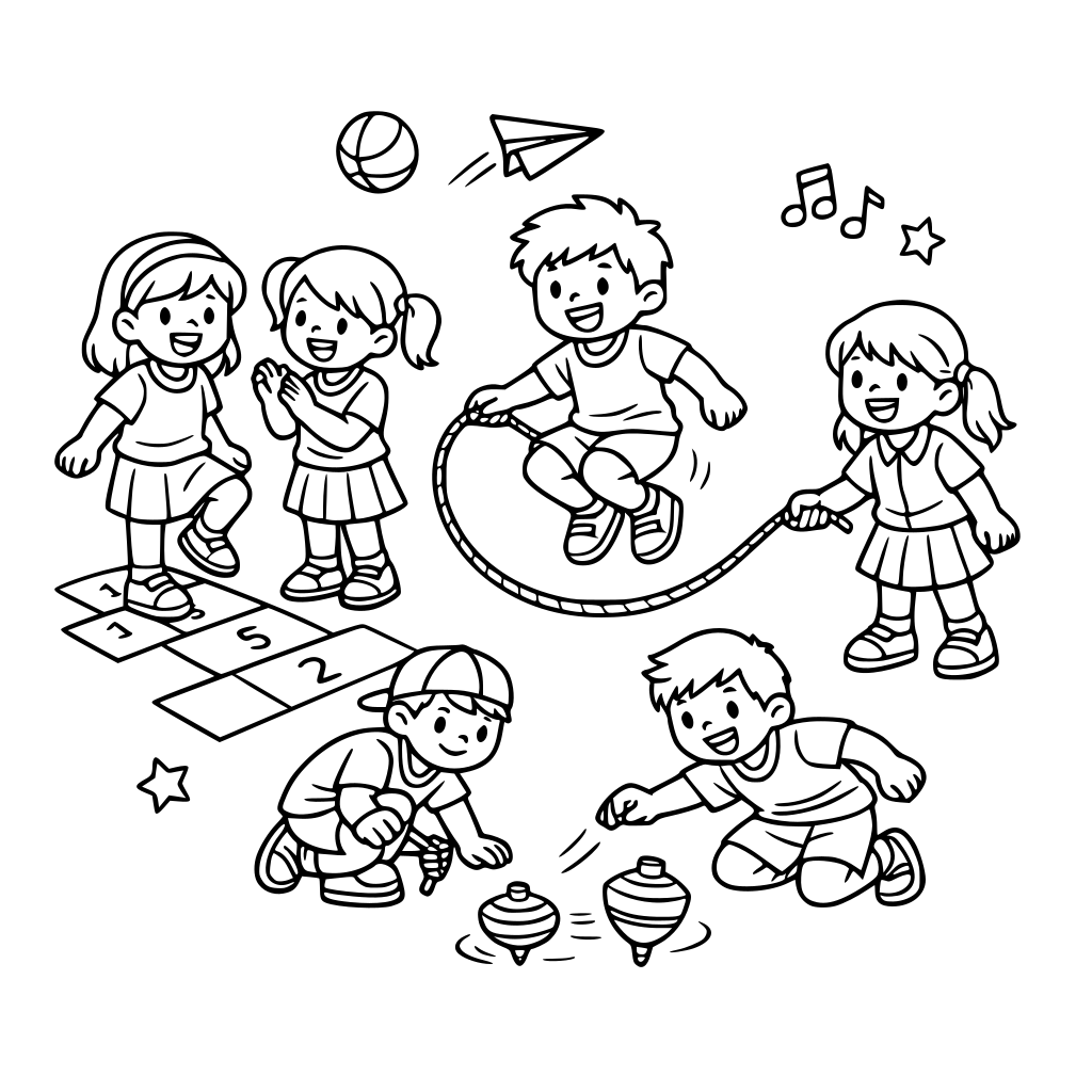 permainan tradisional anak SD