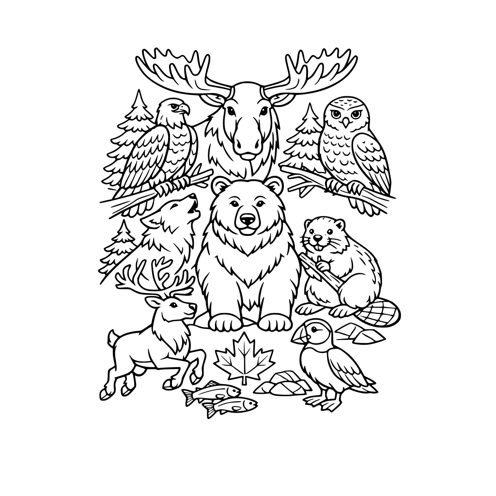 les animaux du Canada