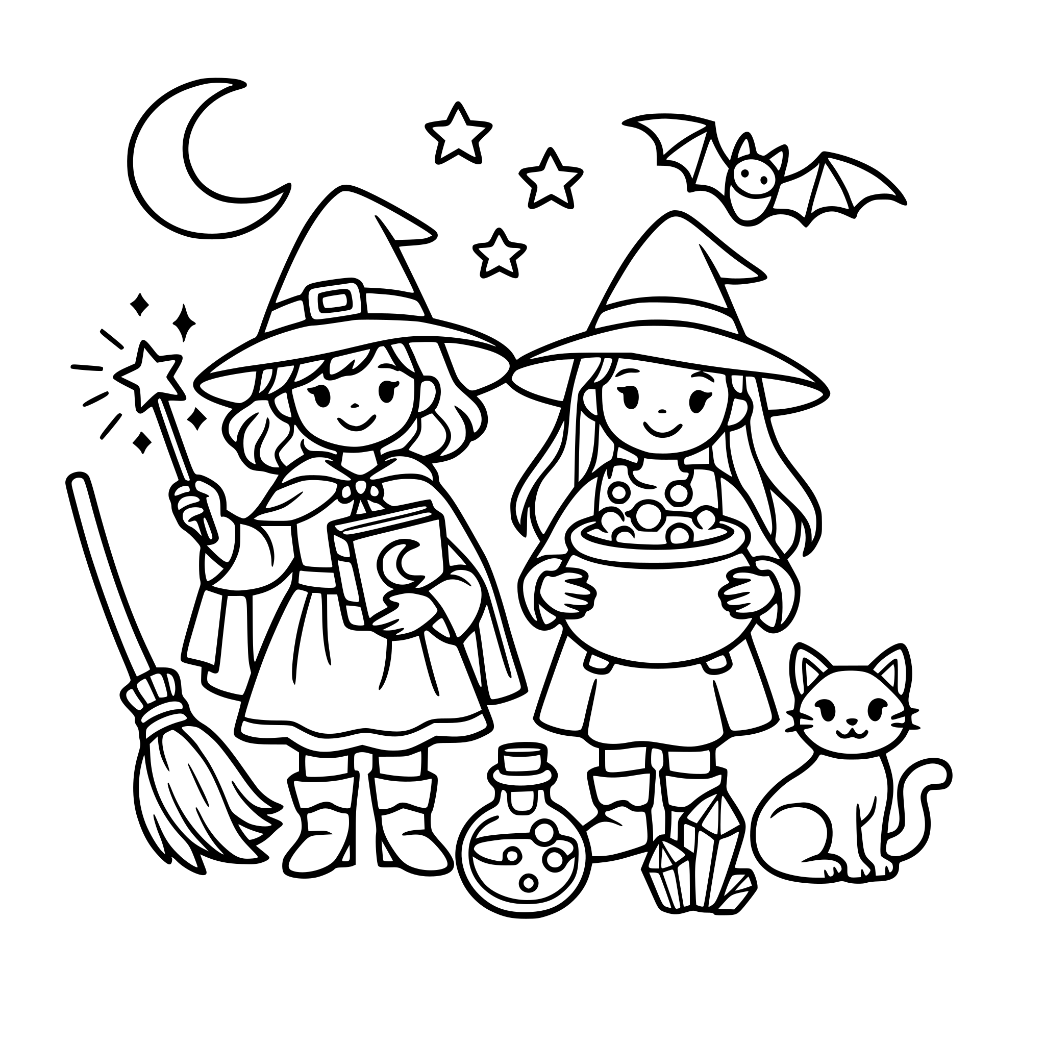 Fantasy with magic and witches