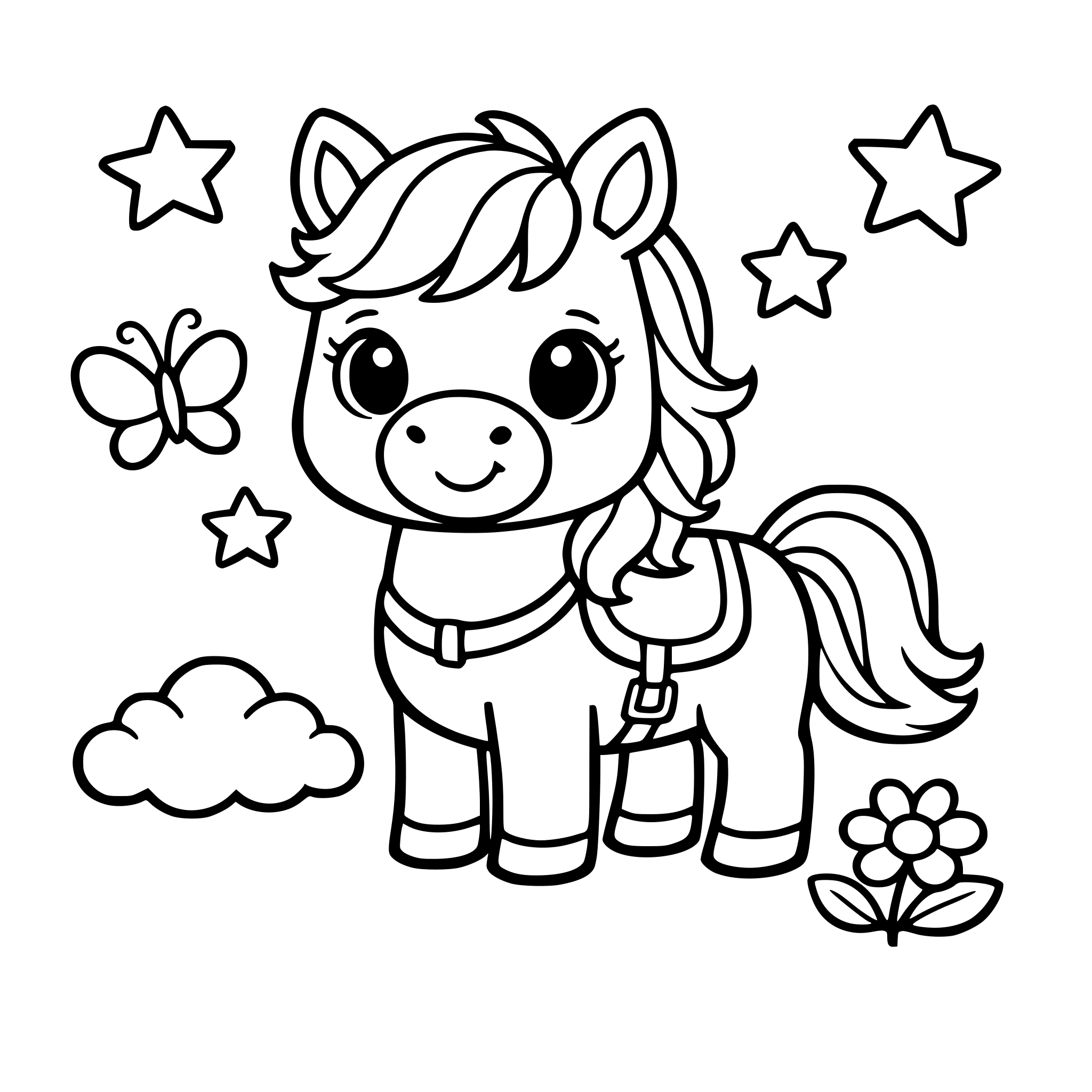 Cute horse