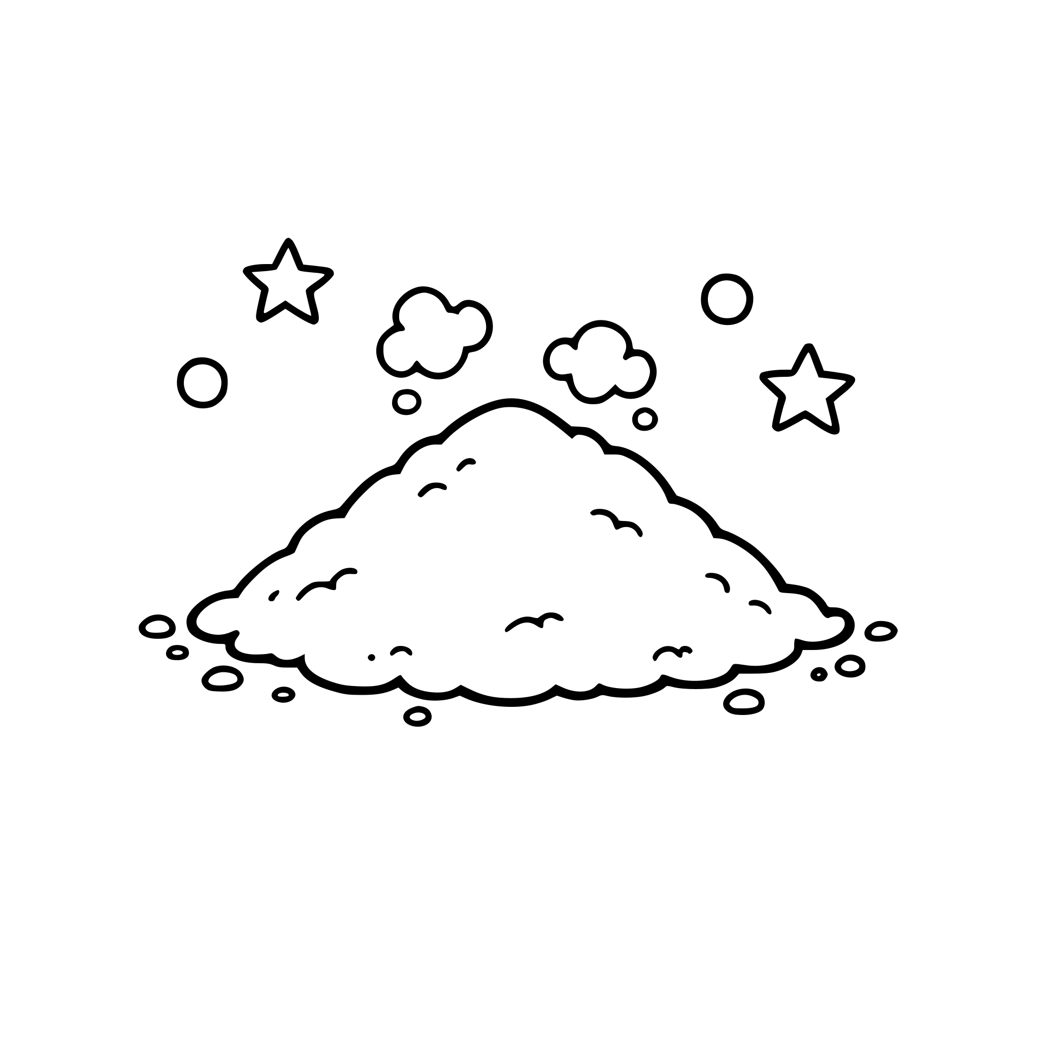 un montoncito de polvo lila