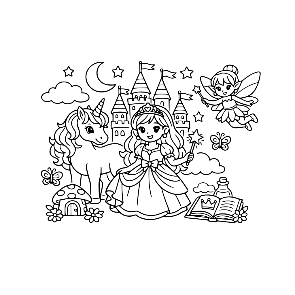 A fairytale, fantasy and magical image for girls