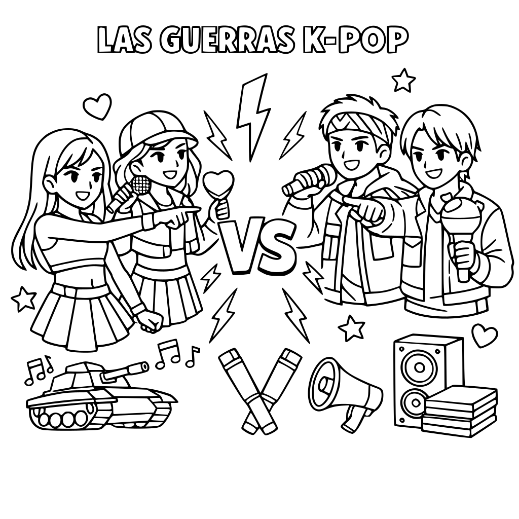 Las guerras k-pop