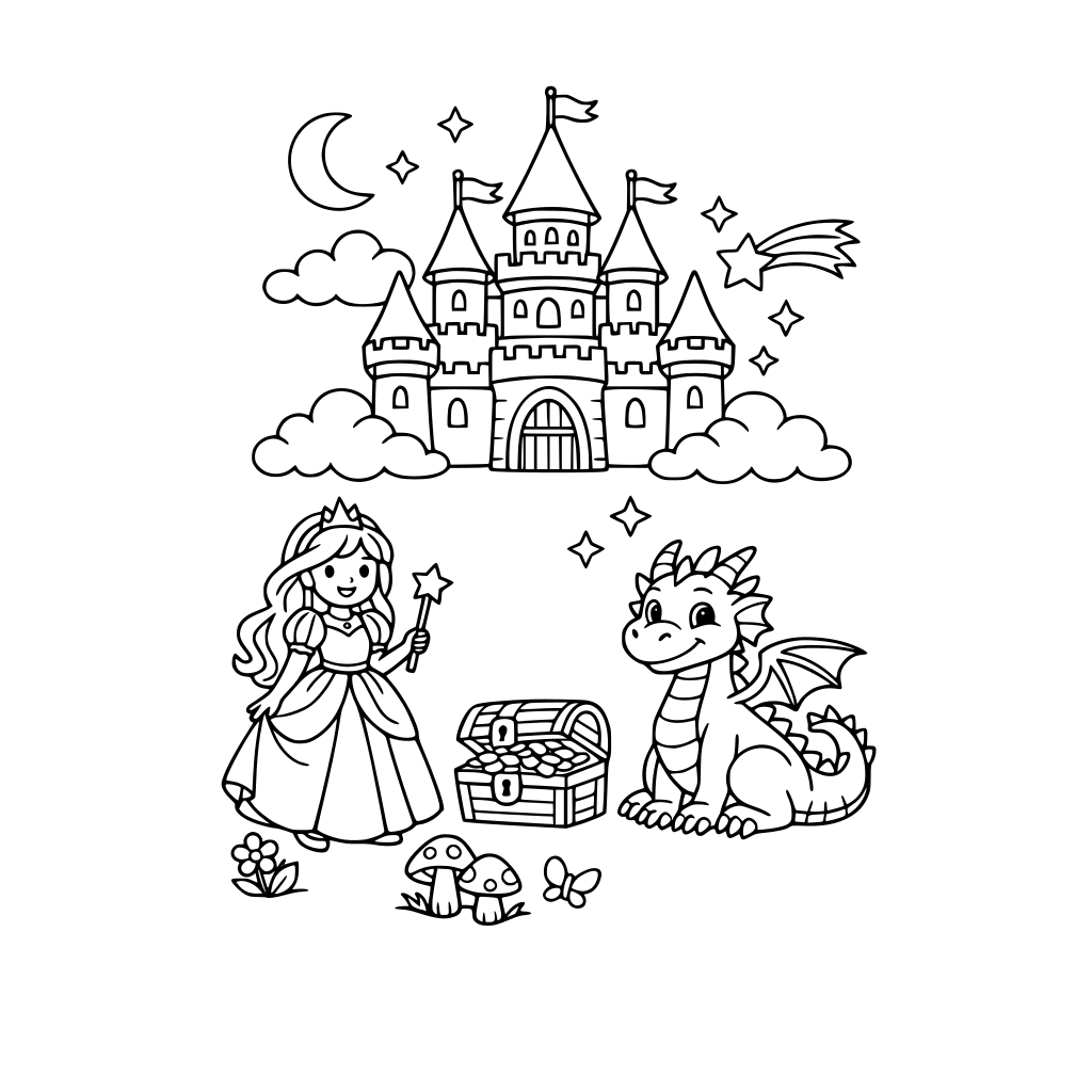 Create few different fairytale images