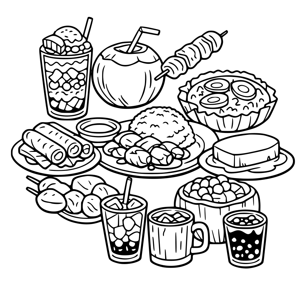 filipino food drinks and desserts