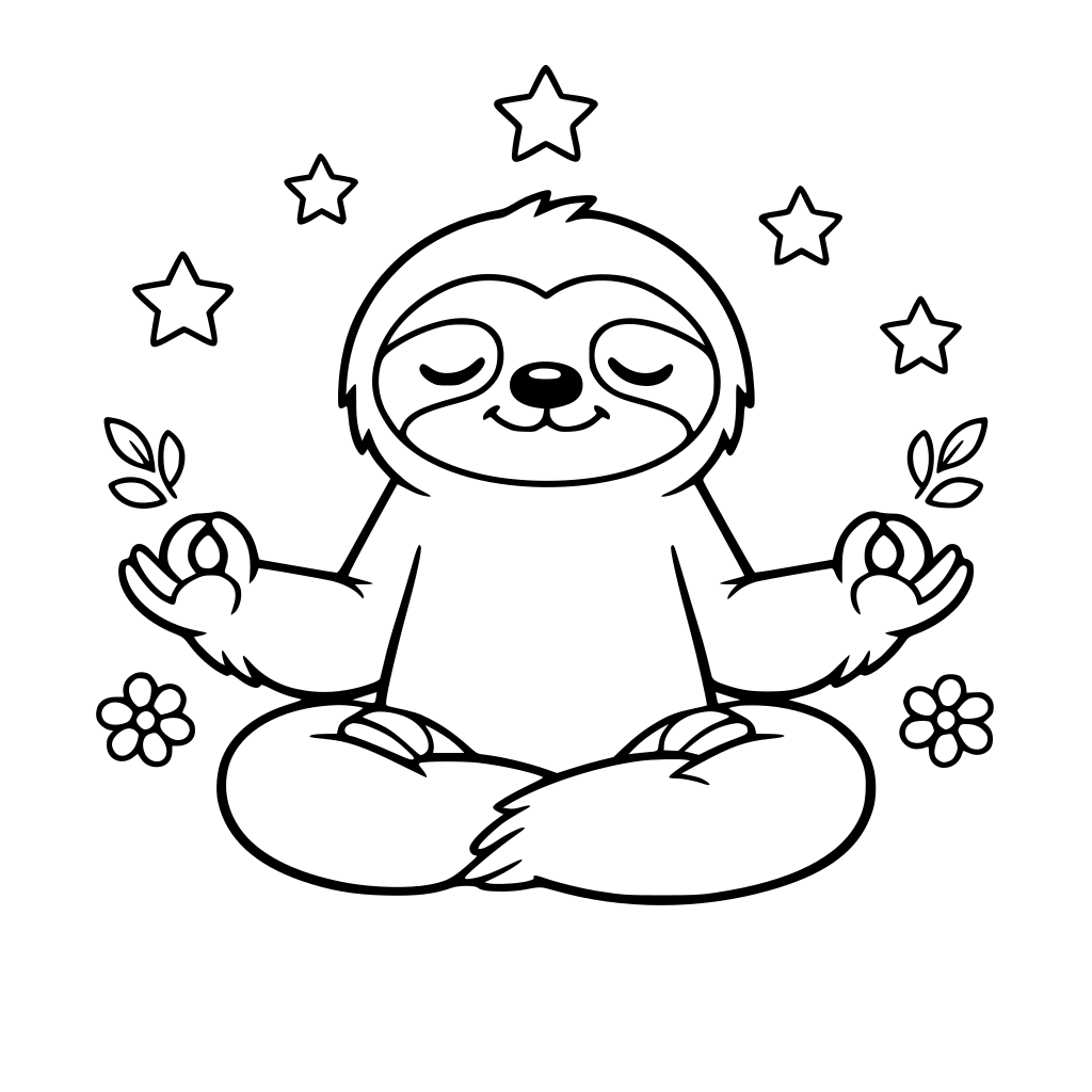 yoga sloth