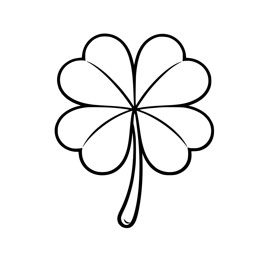 Un trebol de cuatro hojas