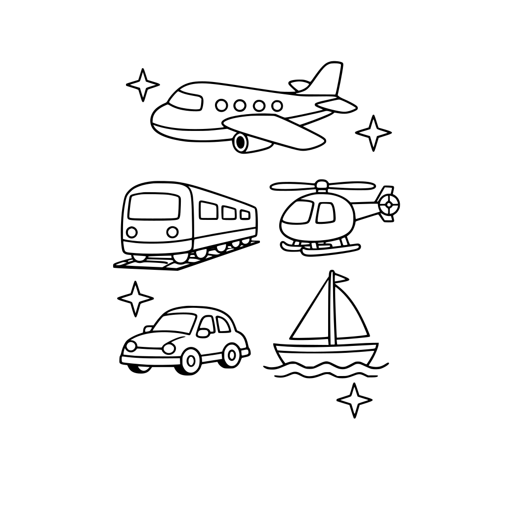 transportation vehicles but not too detailed images