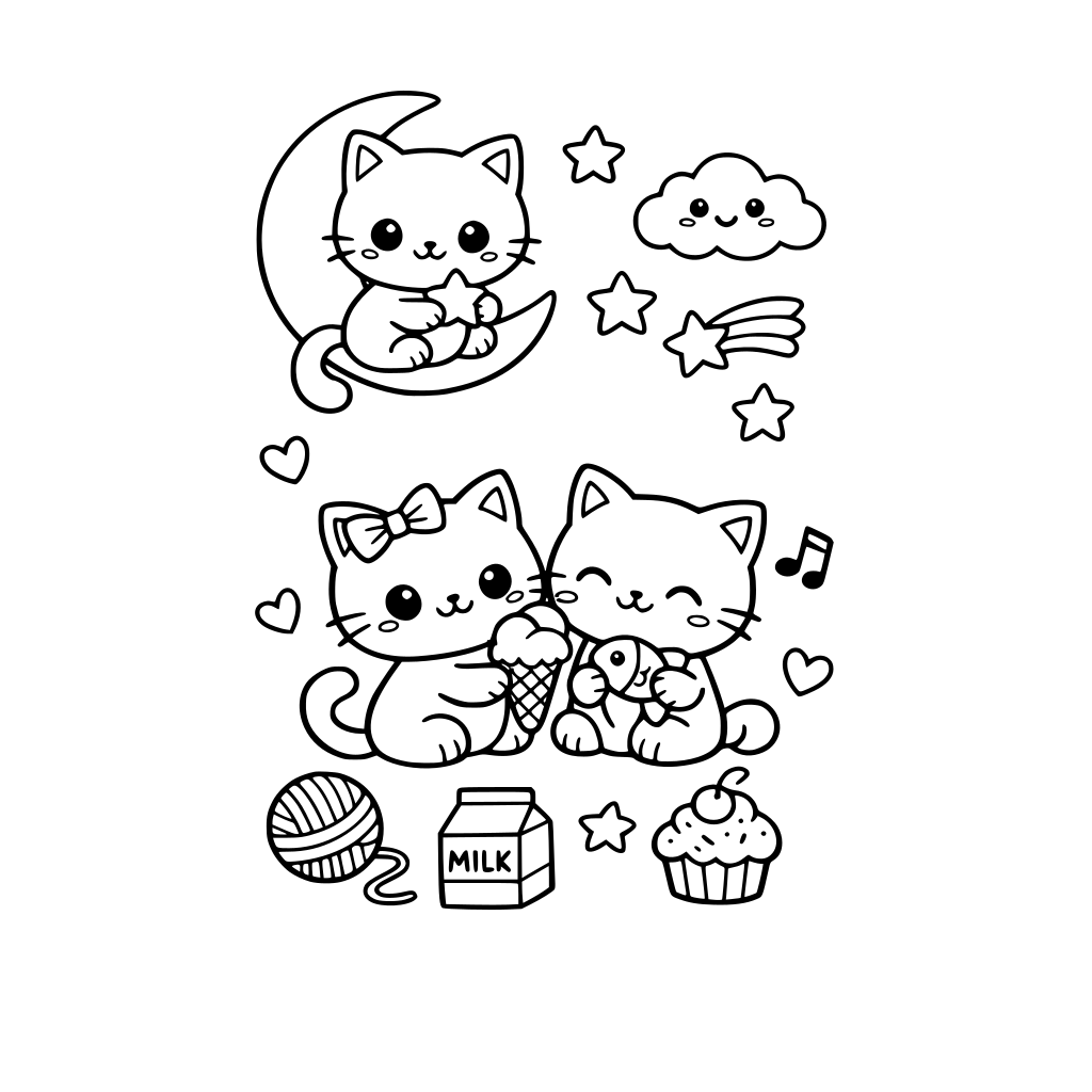 Cats kawaii
