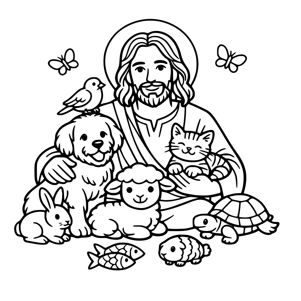 Jesus and pets