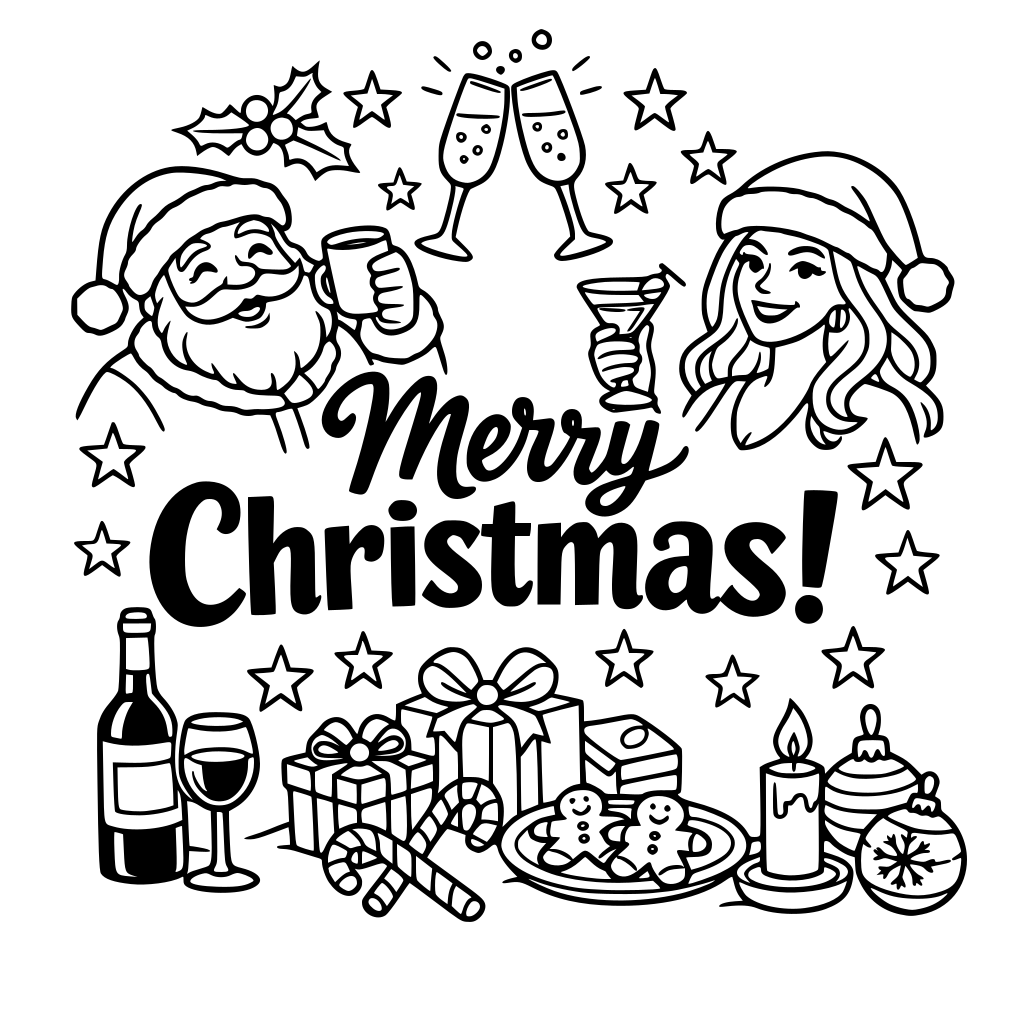 A very Happy Merry Christmas for adults