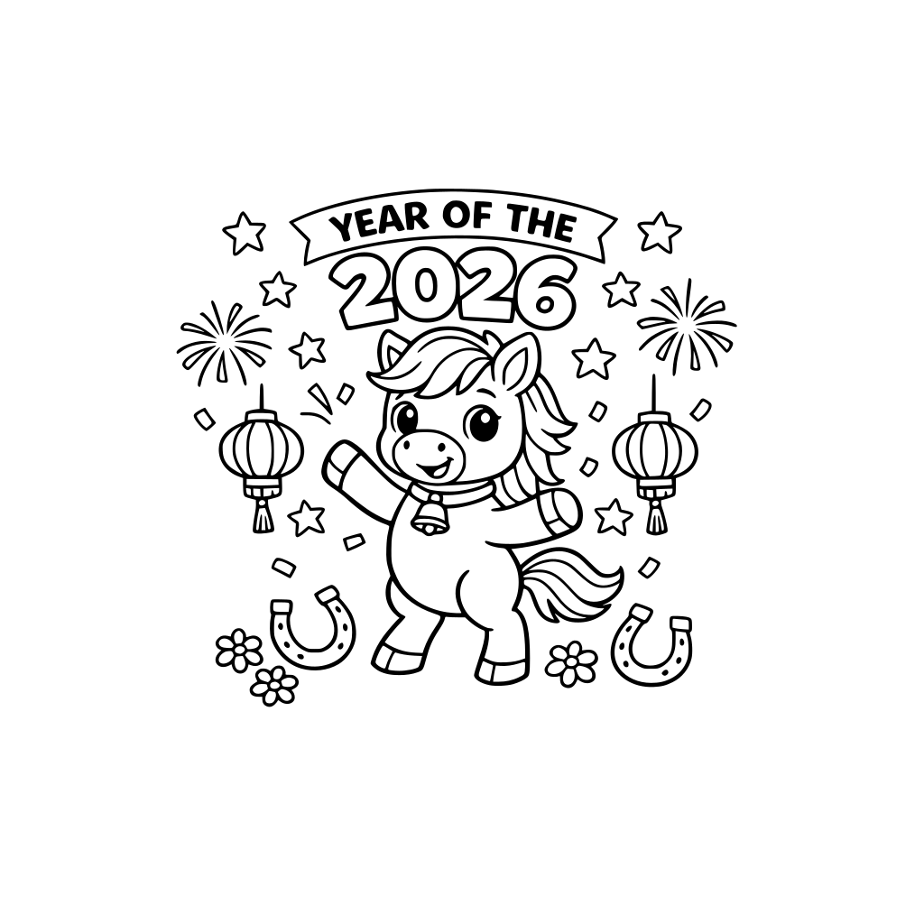 YEAR HORSE 2026 FOR KIDS
