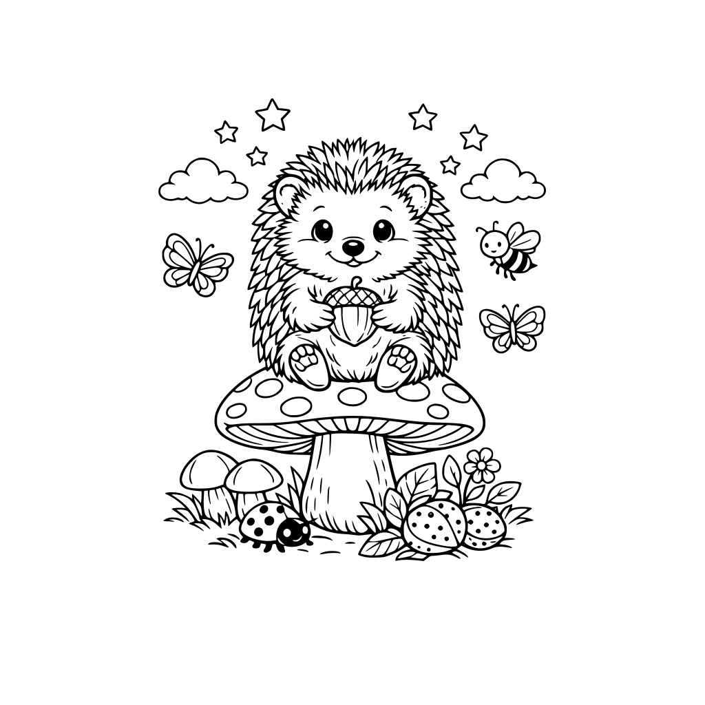 Whimsical realistic natural animal