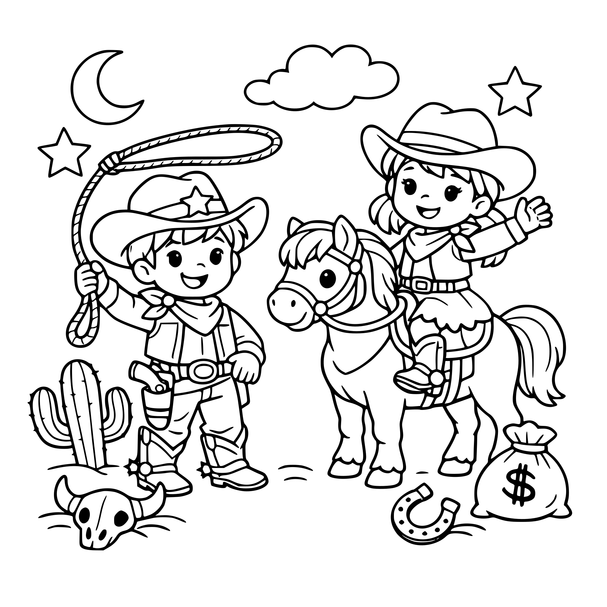 Kids cowboy theme