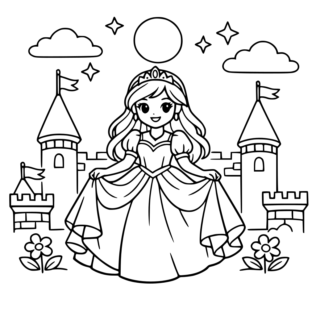 .Princess in a castle