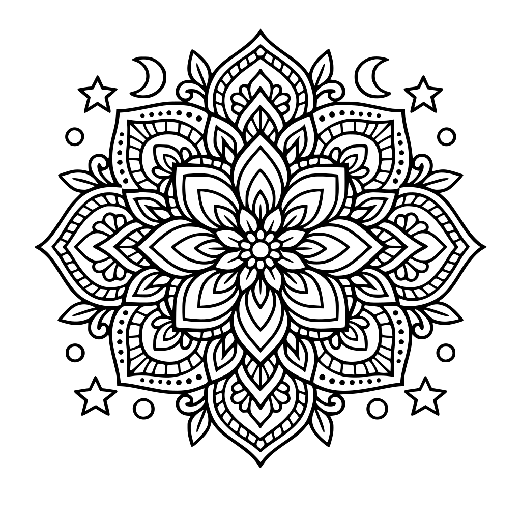mandala coloring pages