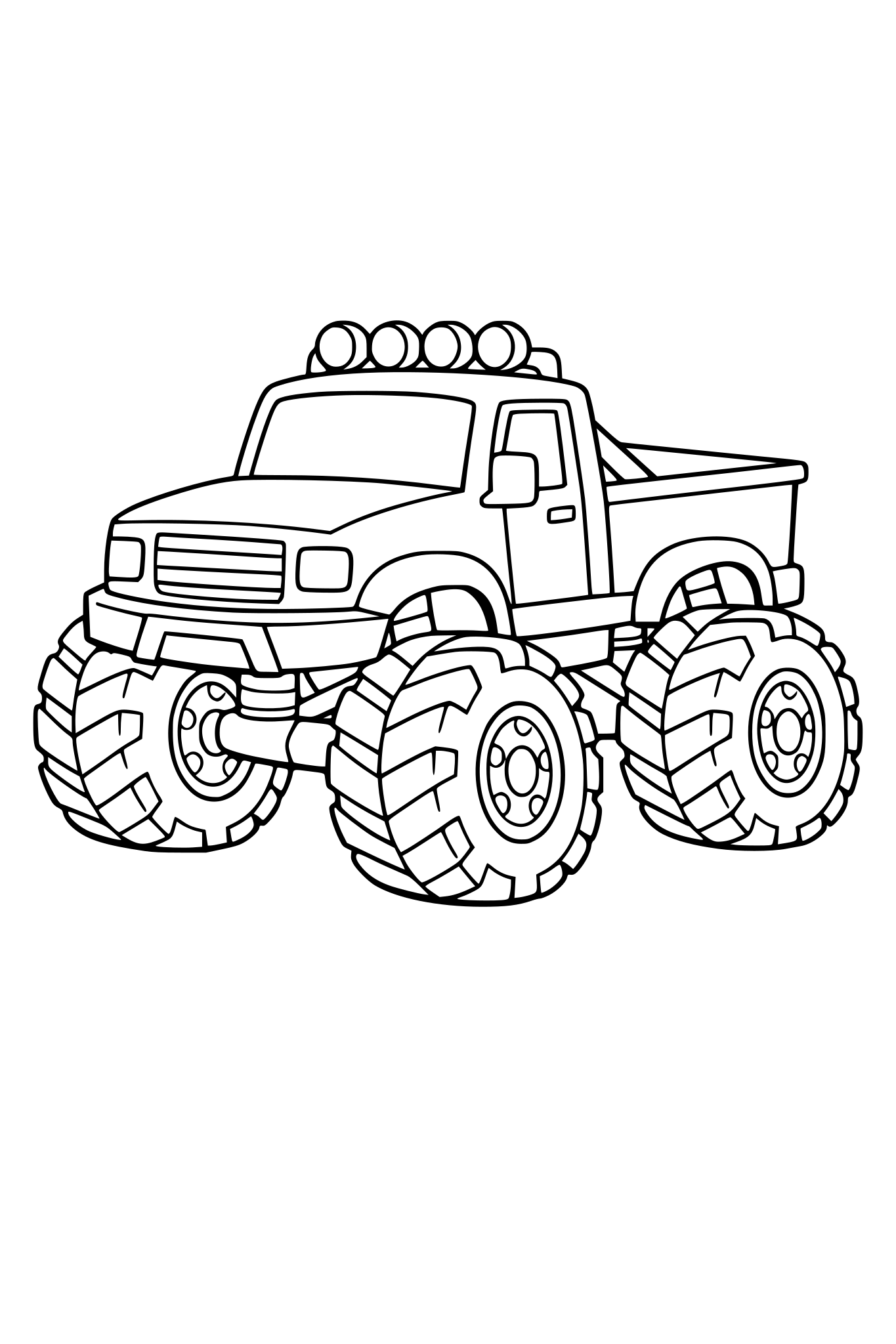 Big toy truck with wheels