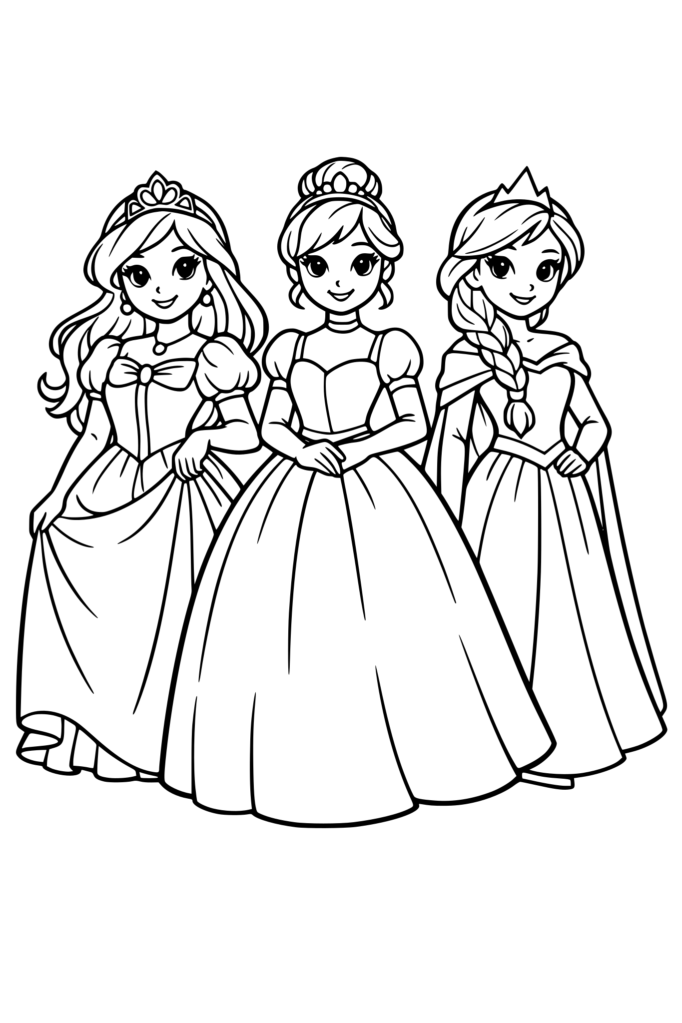 Desenho princesas
