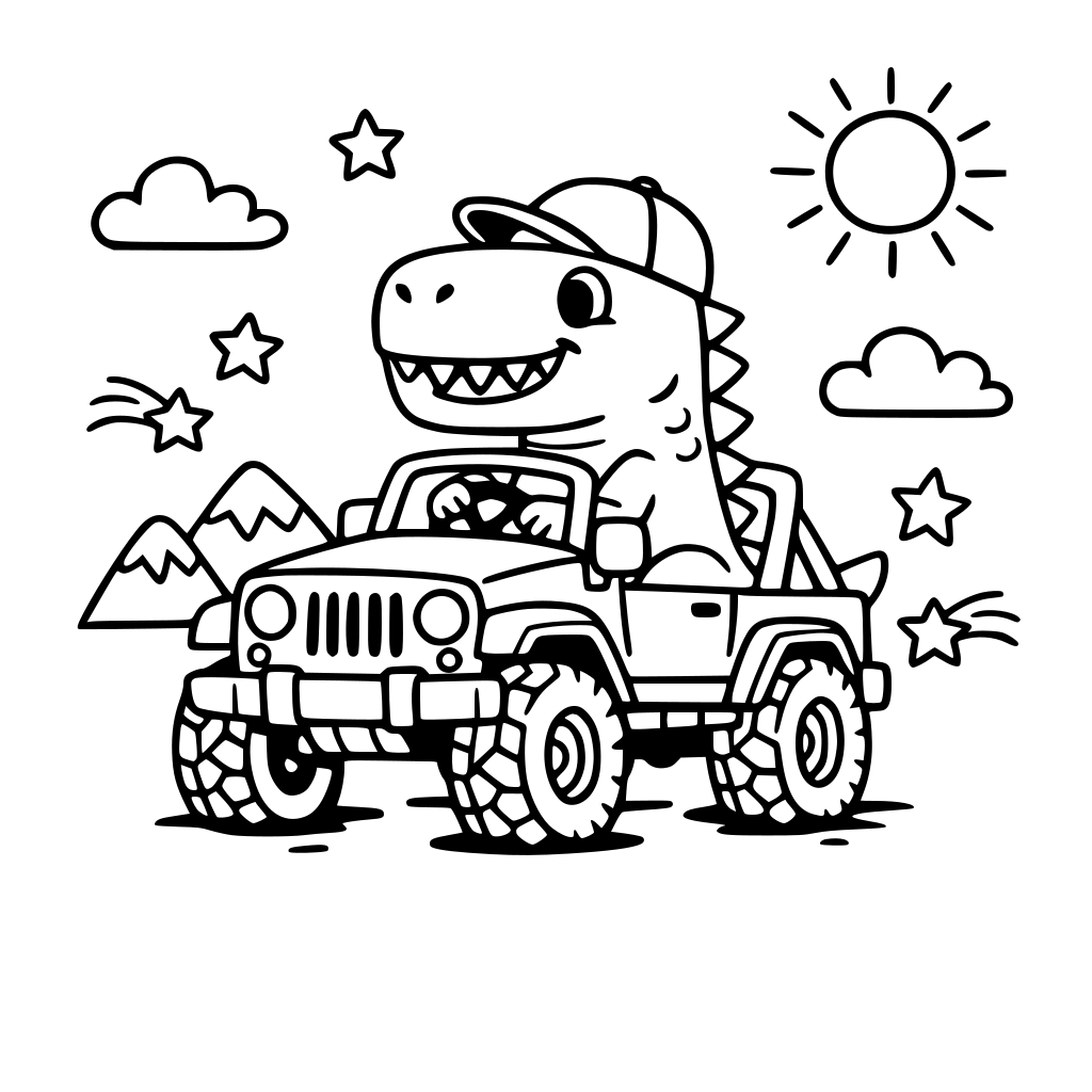 Turn this image into a black and white doodle