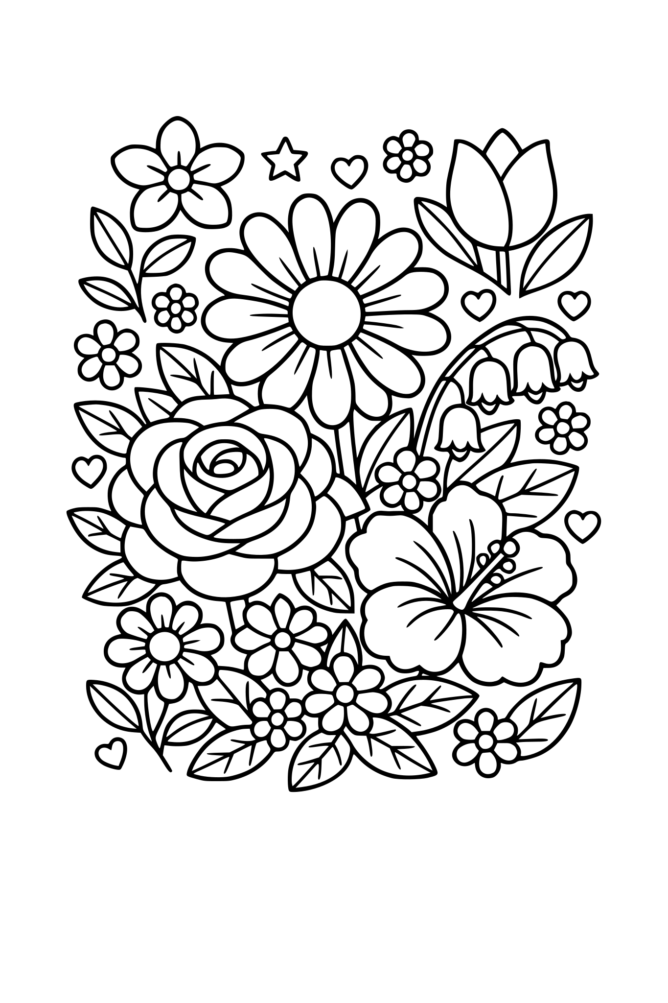 Make a cute and beautiful flower background