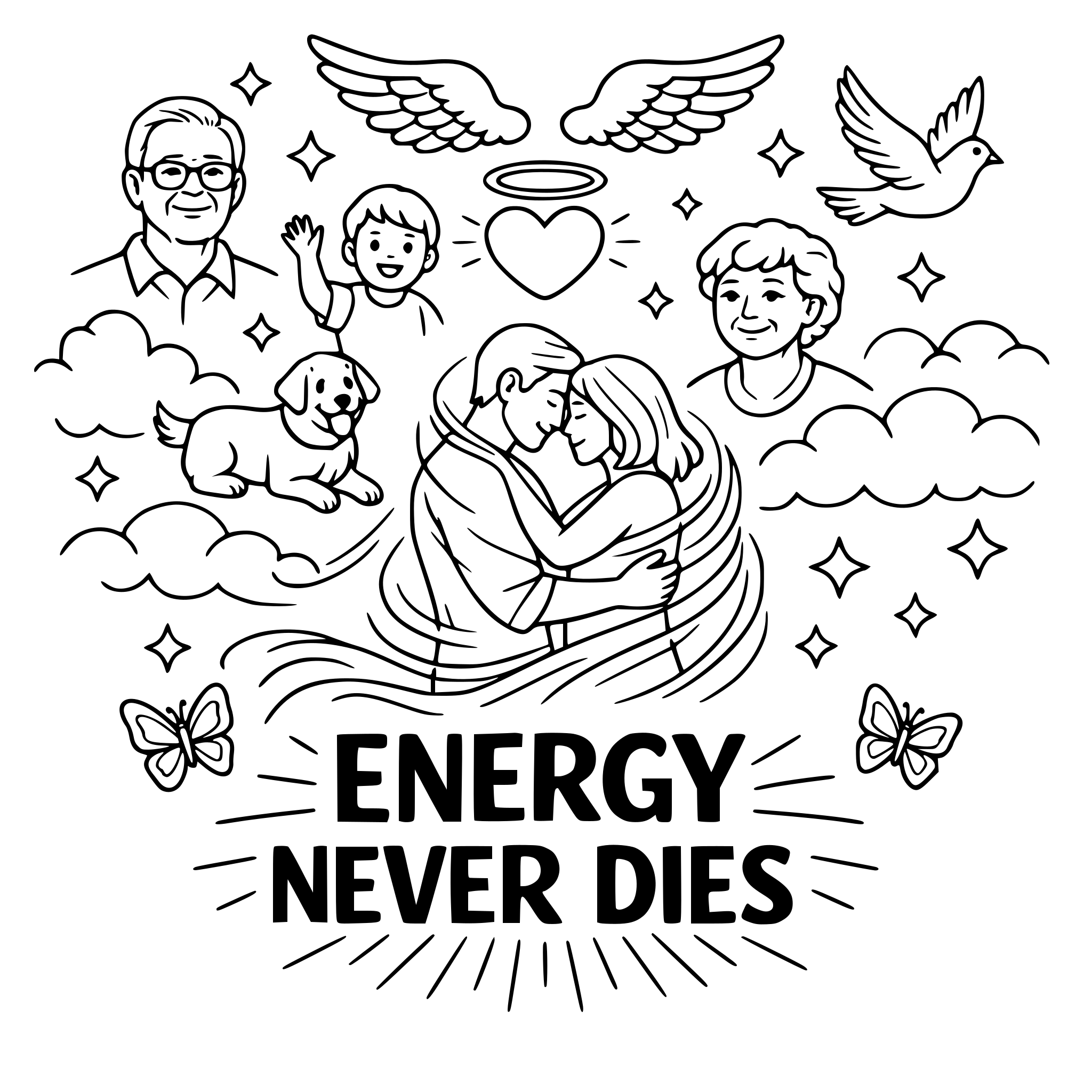Afterlife, lost loved ones, energy never dies