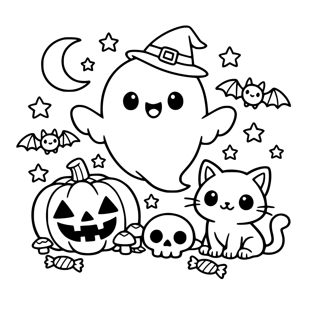 Cute spooky