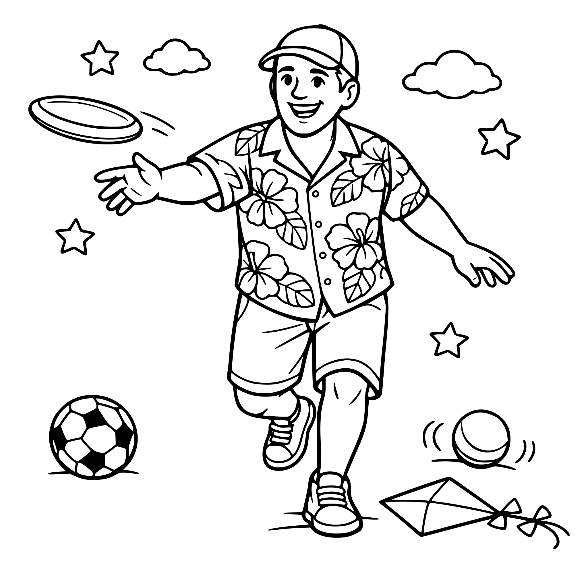 A nice man wearing the shirt in a park while playing