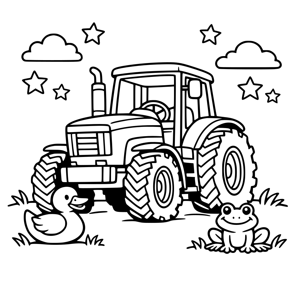 Turn this photo into an easy coloring sheet.