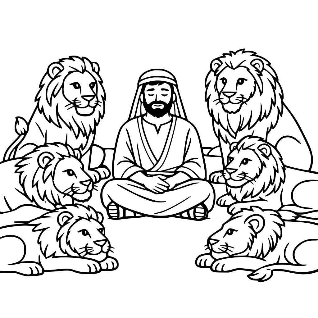 Daniel in Lion's den