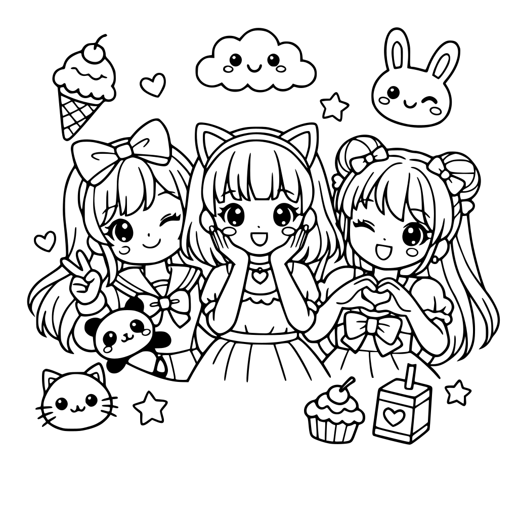 Delle ragazze kawaii