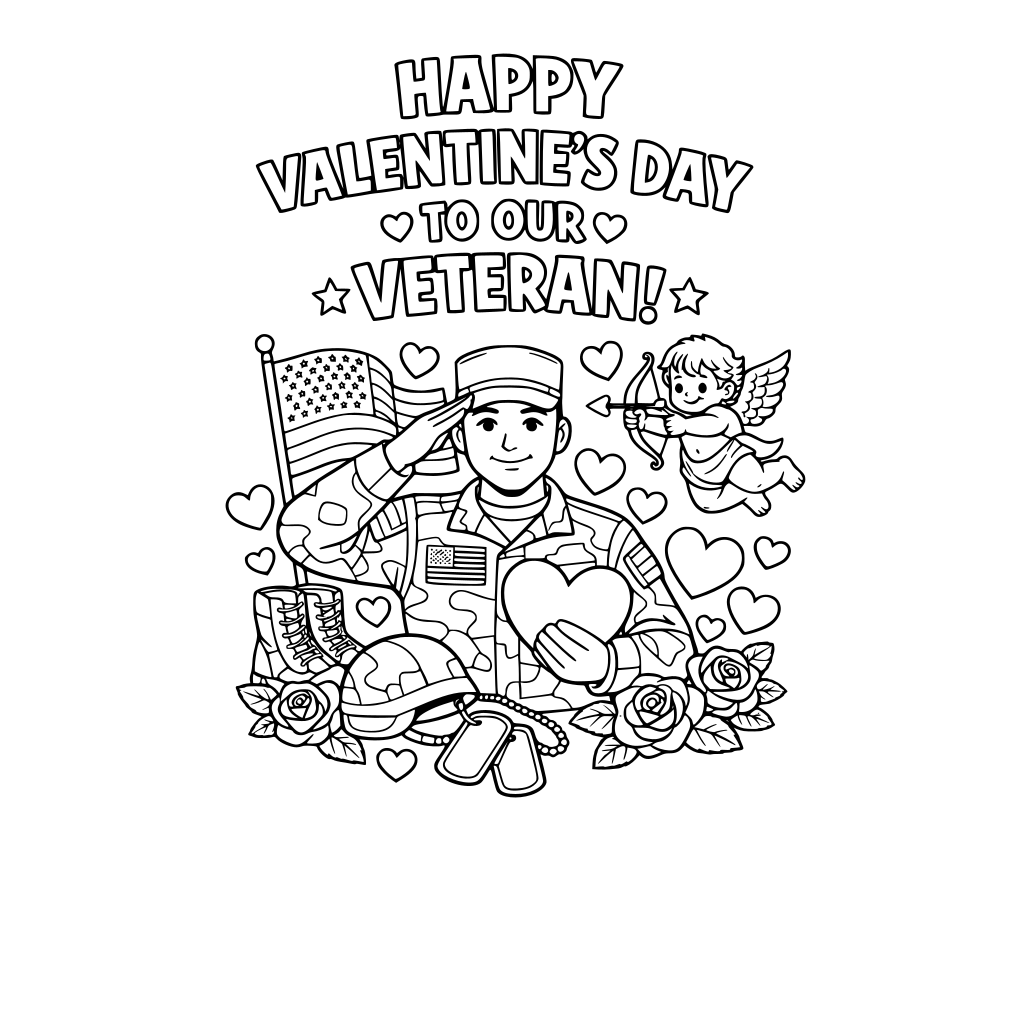 valentines day card for veterans