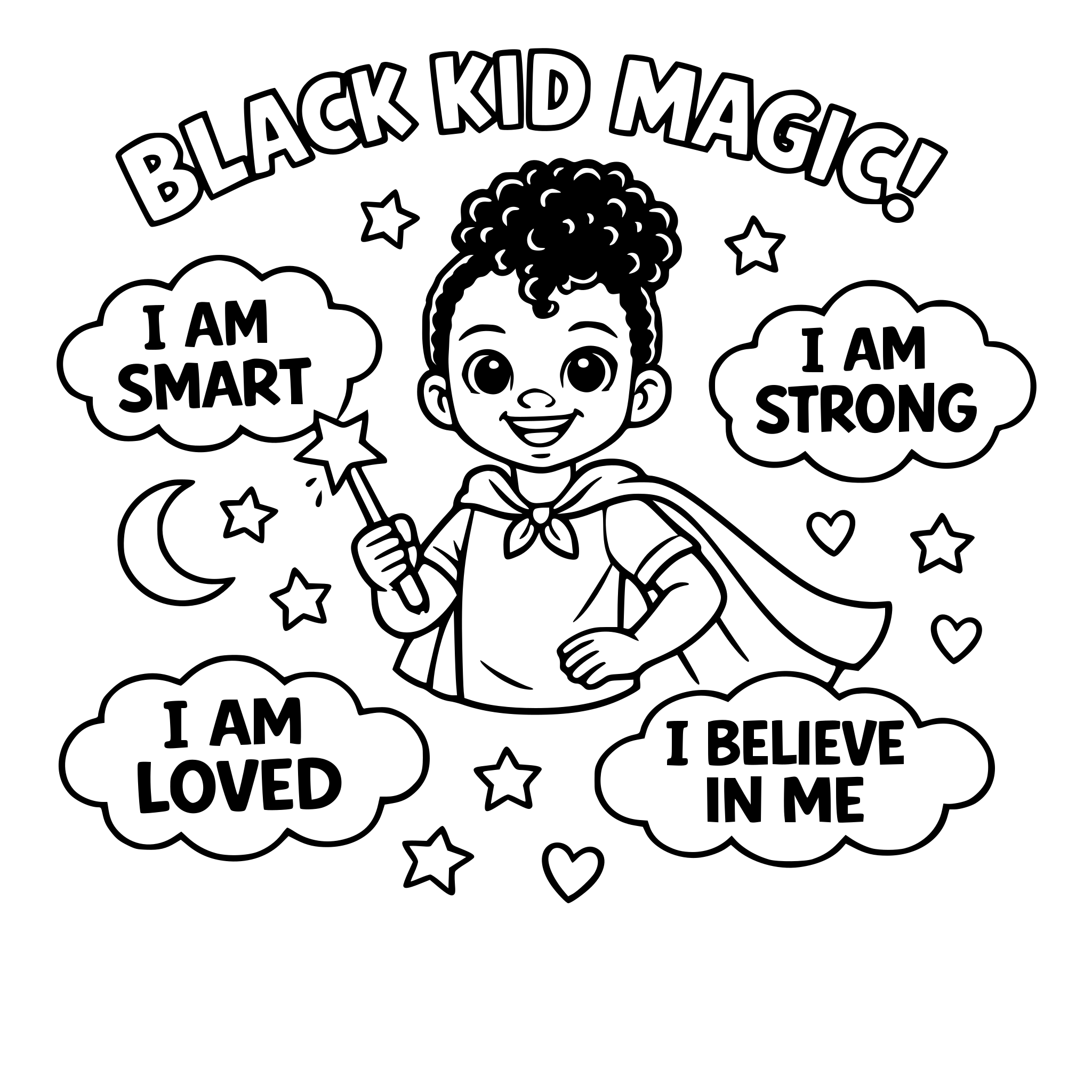 Black kid magic affirmations