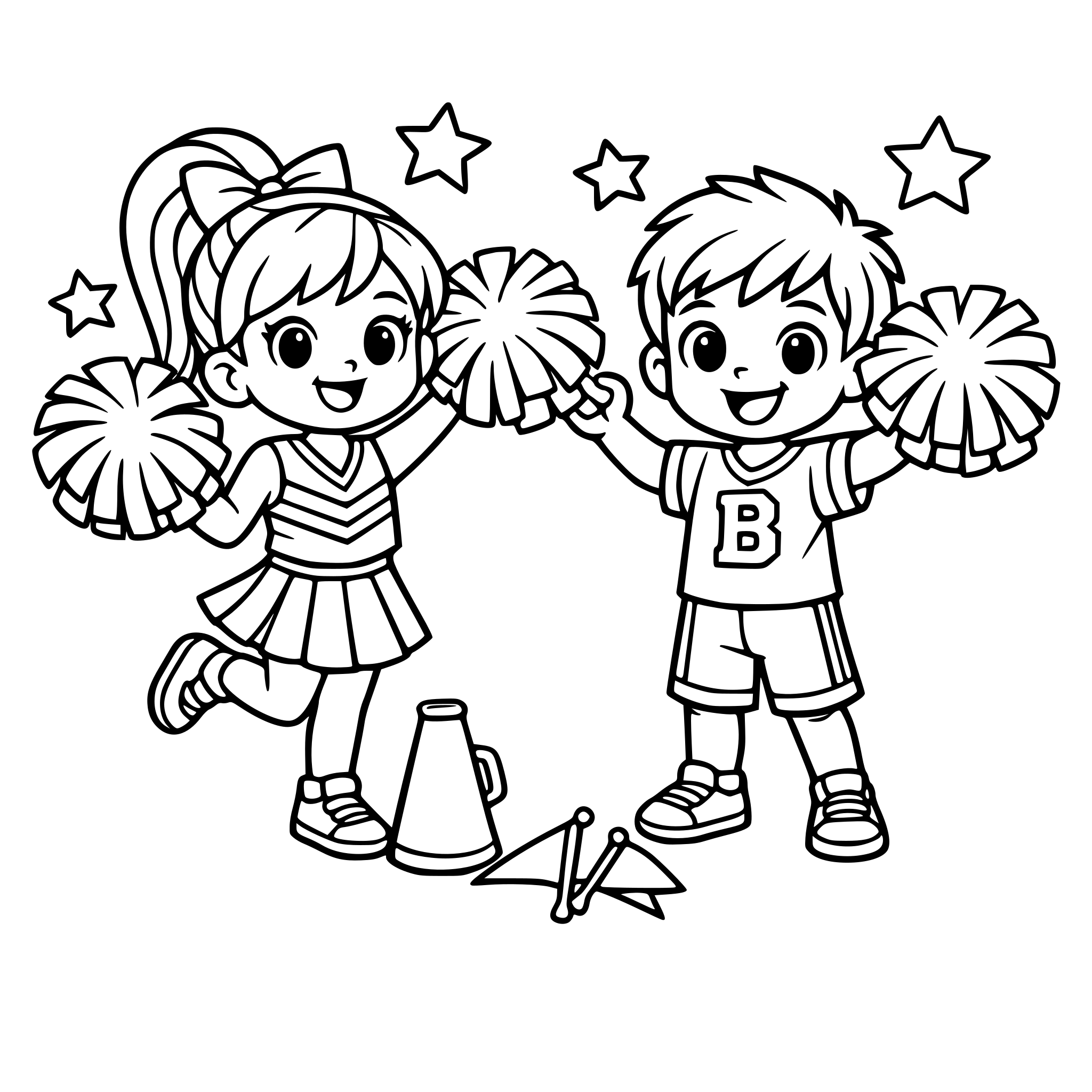 Personalized cheerleading kids