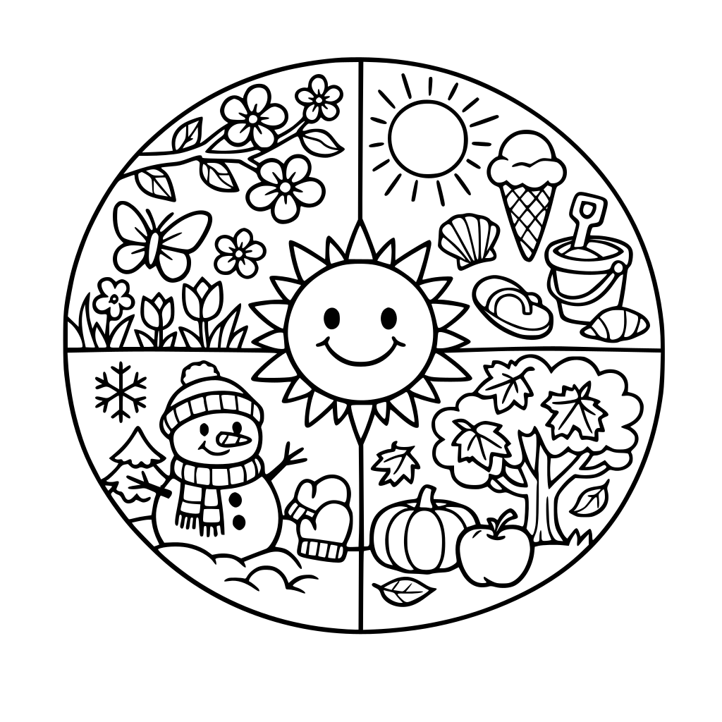 image sur les 4 saisons