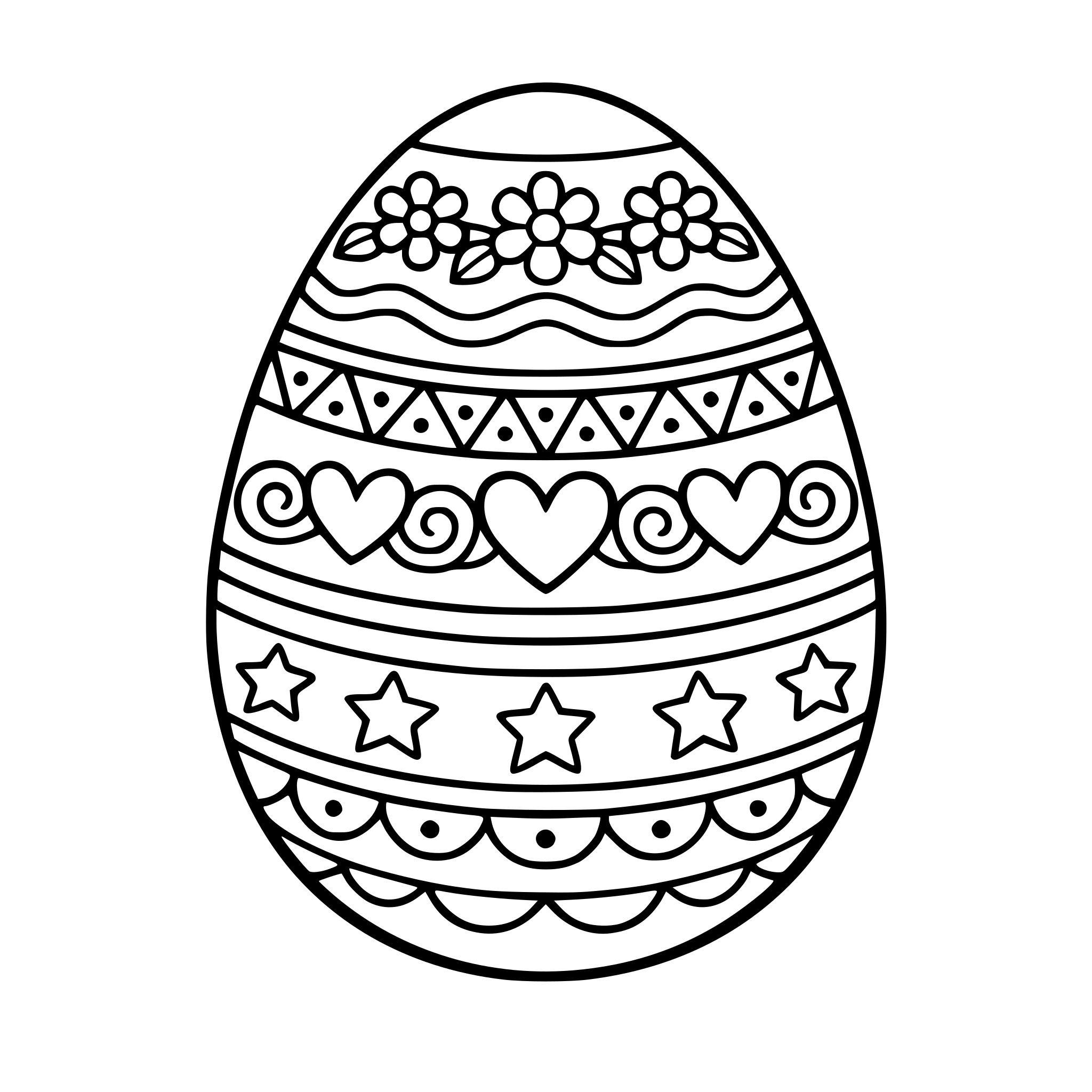 wektor pisanka we wzory