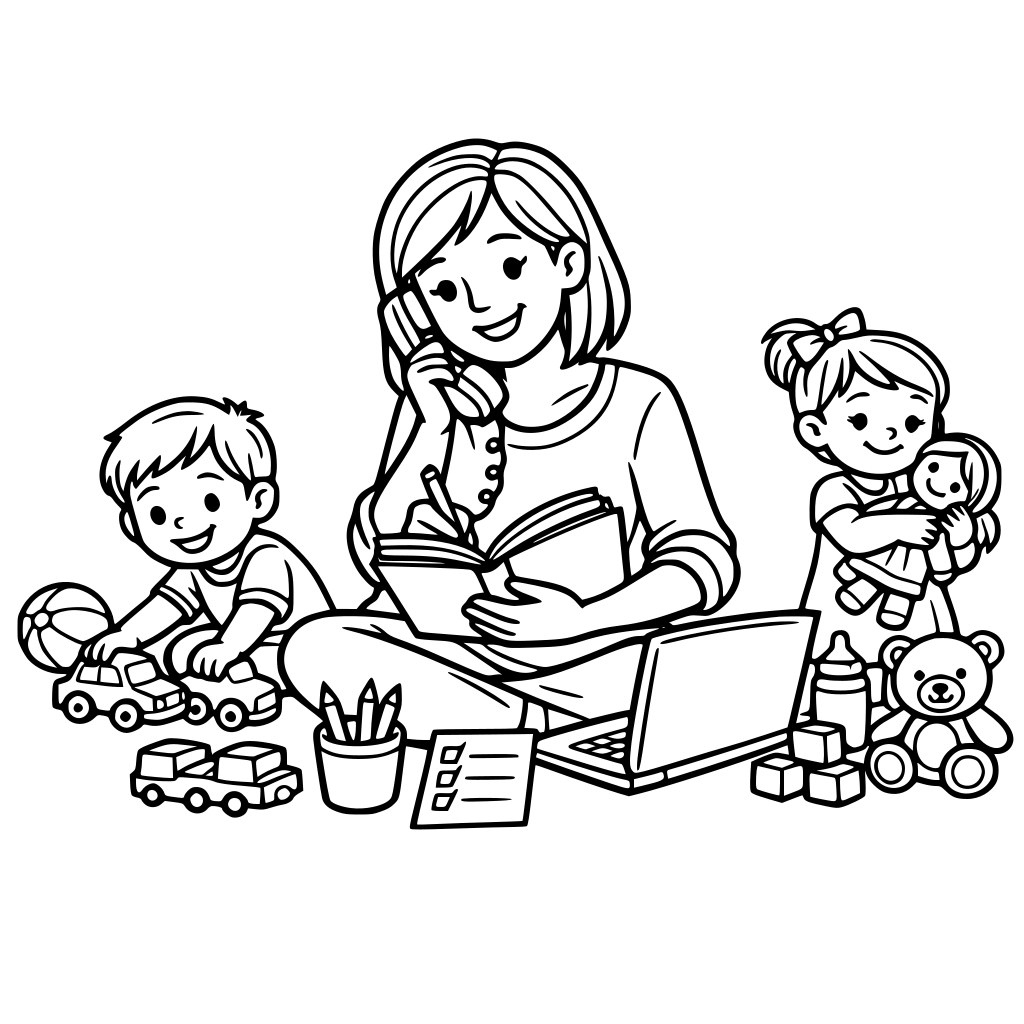 Inspirado na vida materna, cotidiano de mãe e filhos