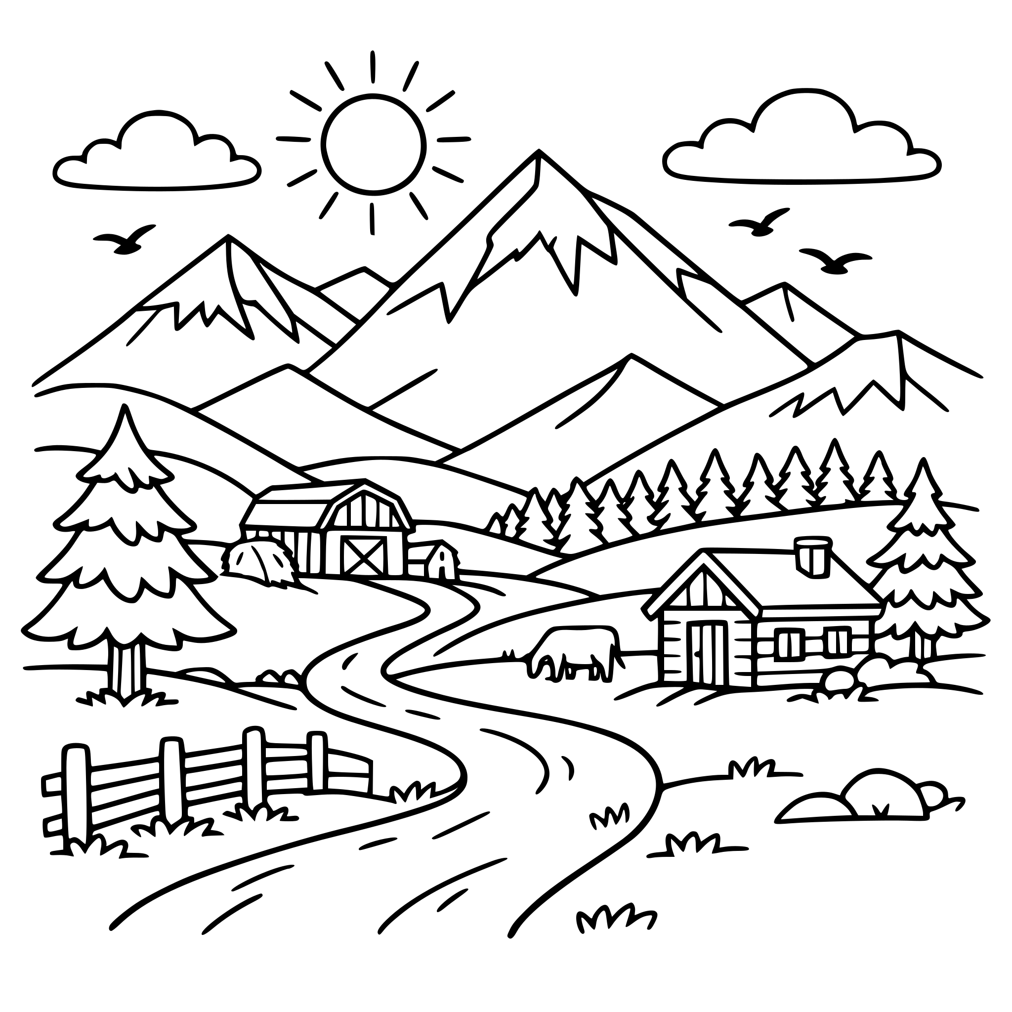 PASAJE DE MONTAÑA RURAL