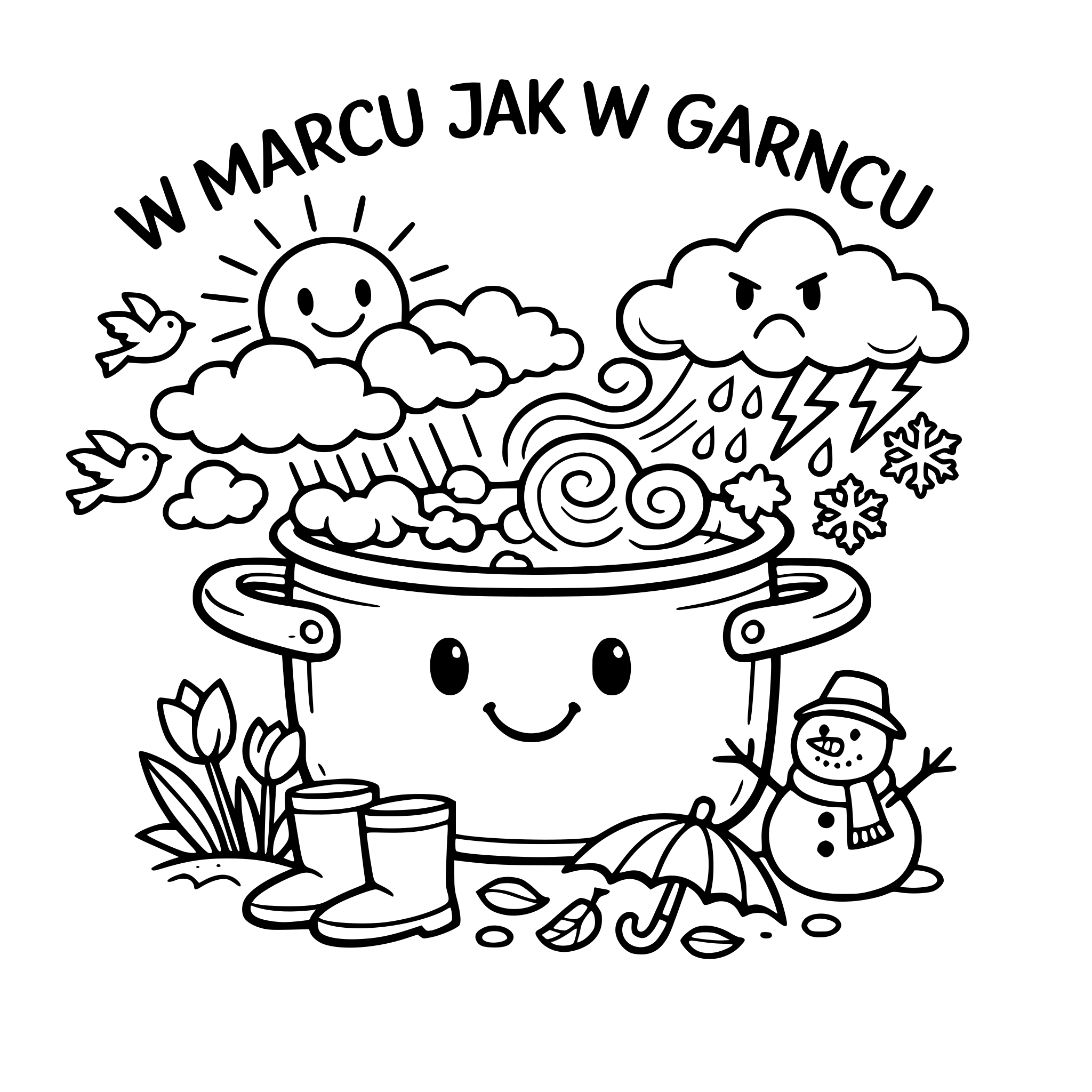 w marcu jak w garncu