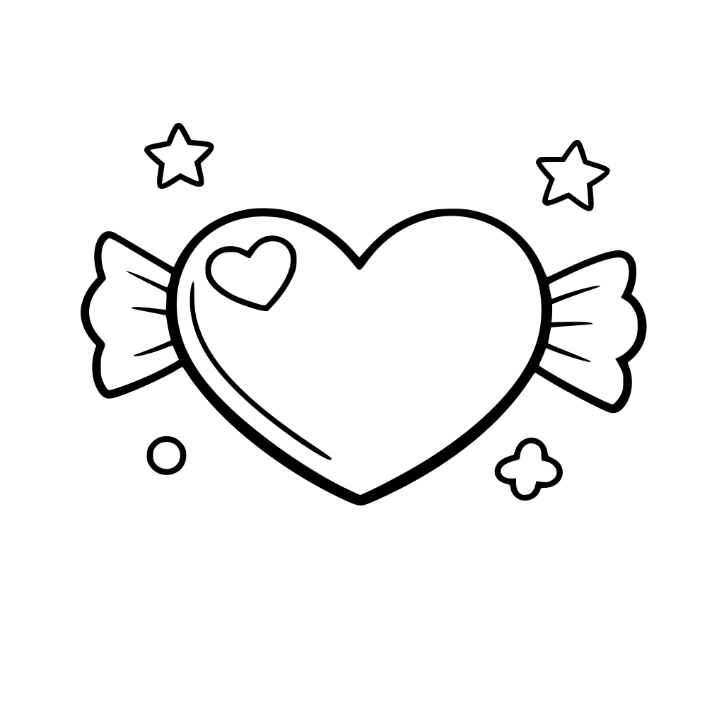 bonbon en forme de coeur