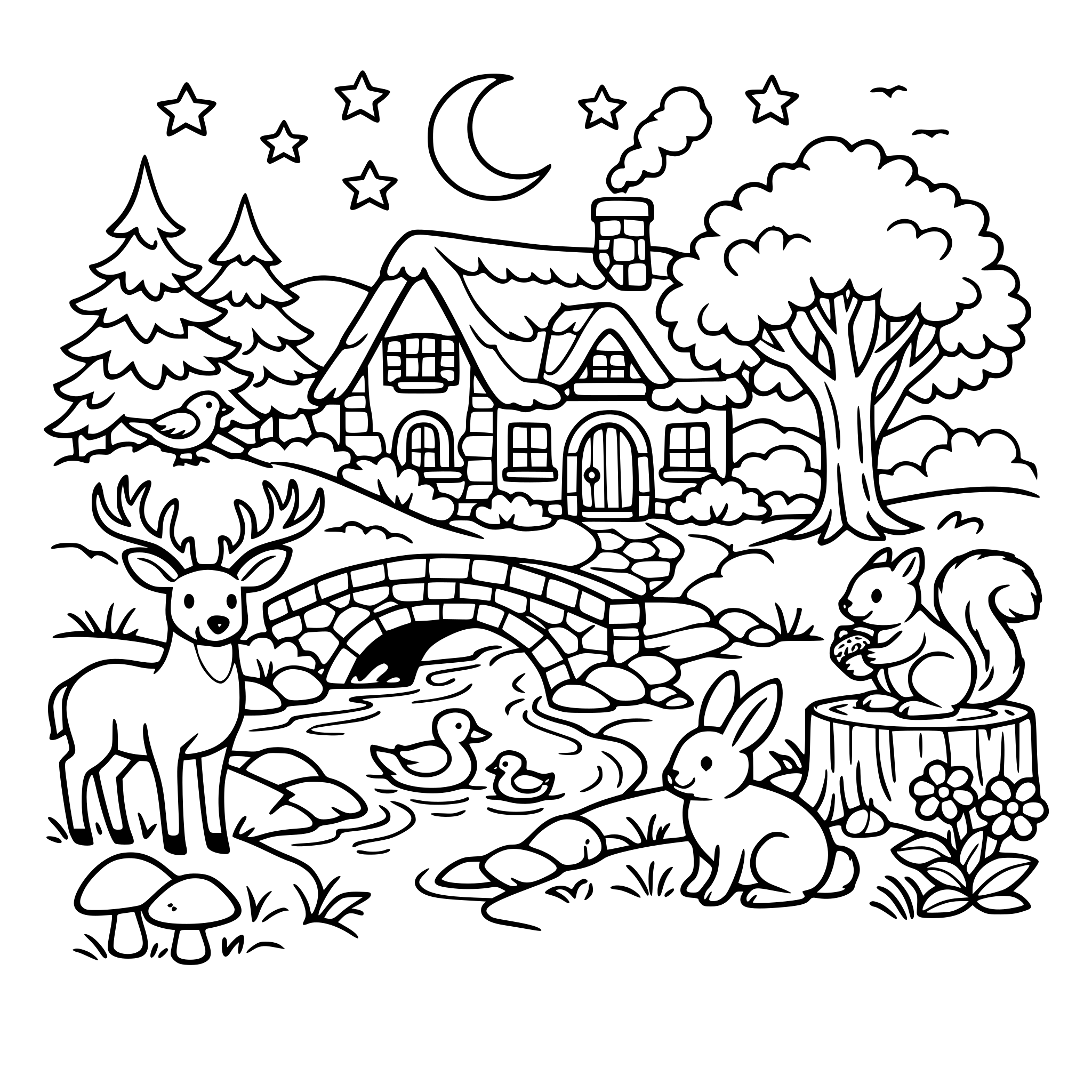 woodland themed in kincade style