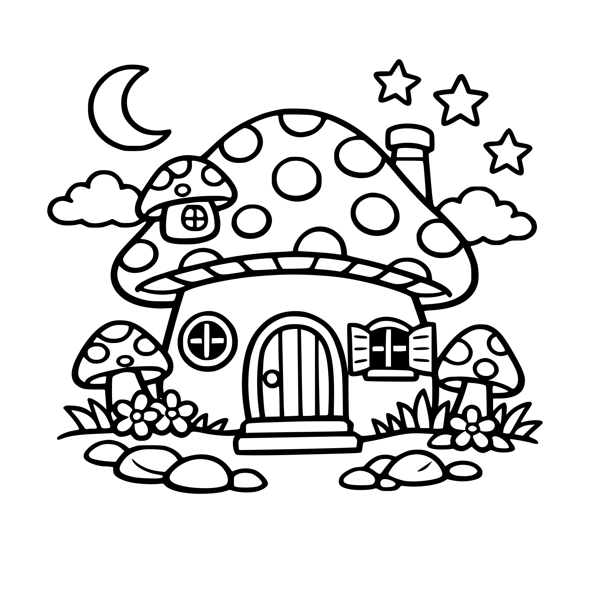 Mushroom house