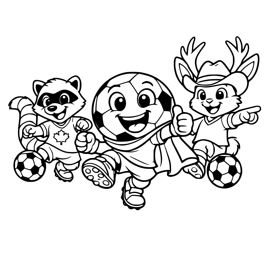 quiero a las mascotas del mundial de futbol 2026