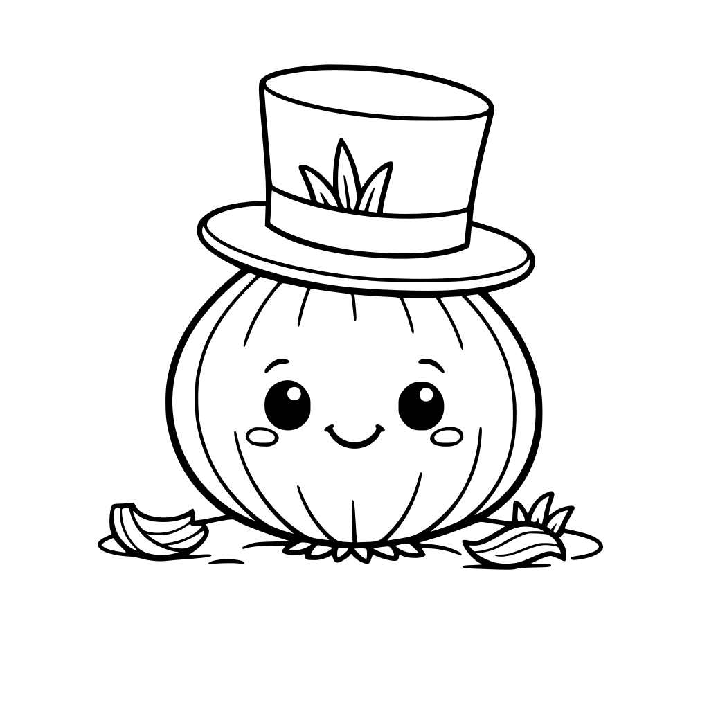 oignon avec un chapeau