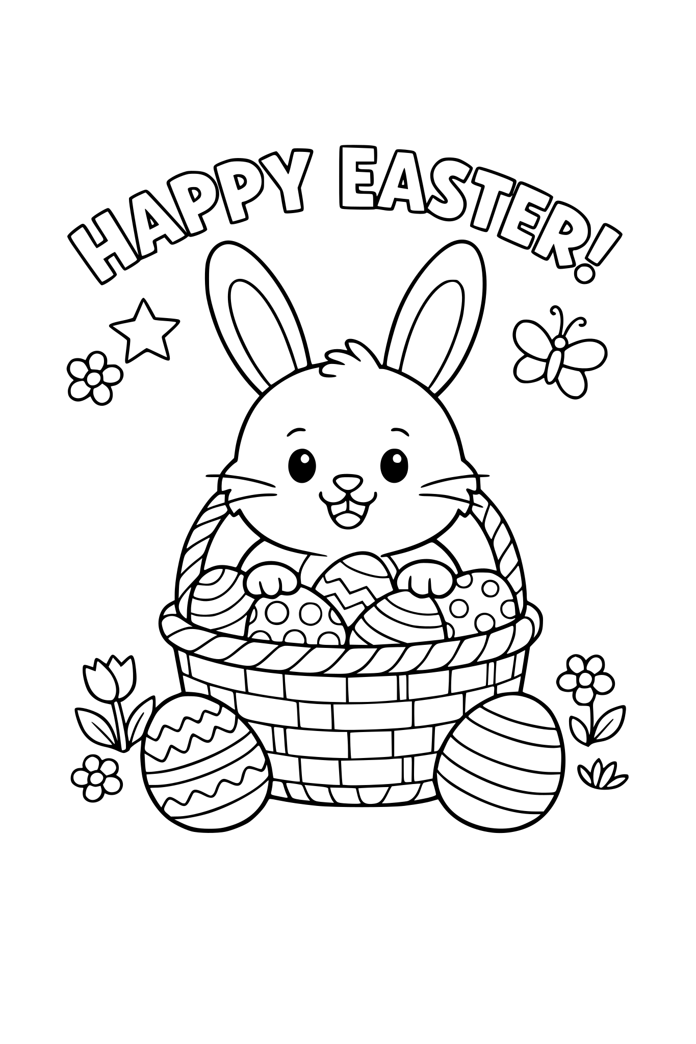 Easter Coloring & Activity Book Pages for Kids ages 6-8 years old