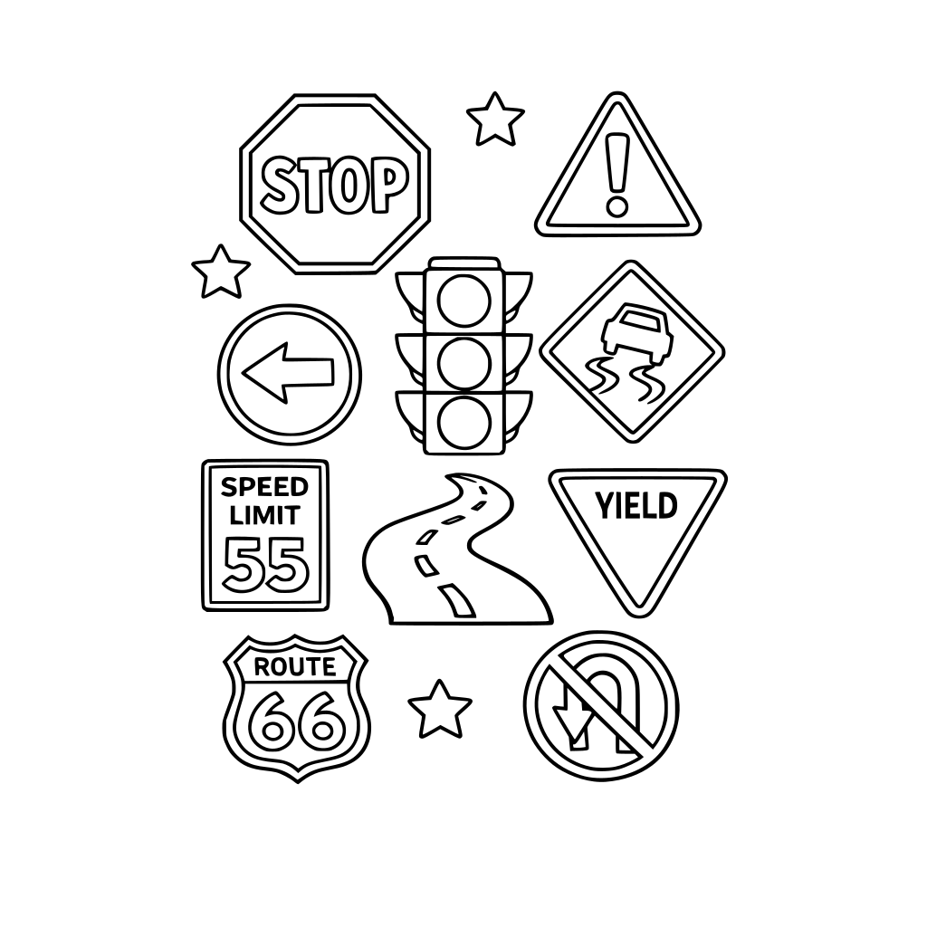 road signs and symbols