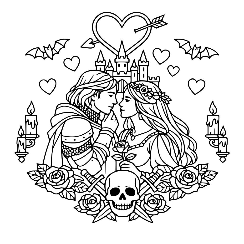 valentines, gothic, medieval, love,