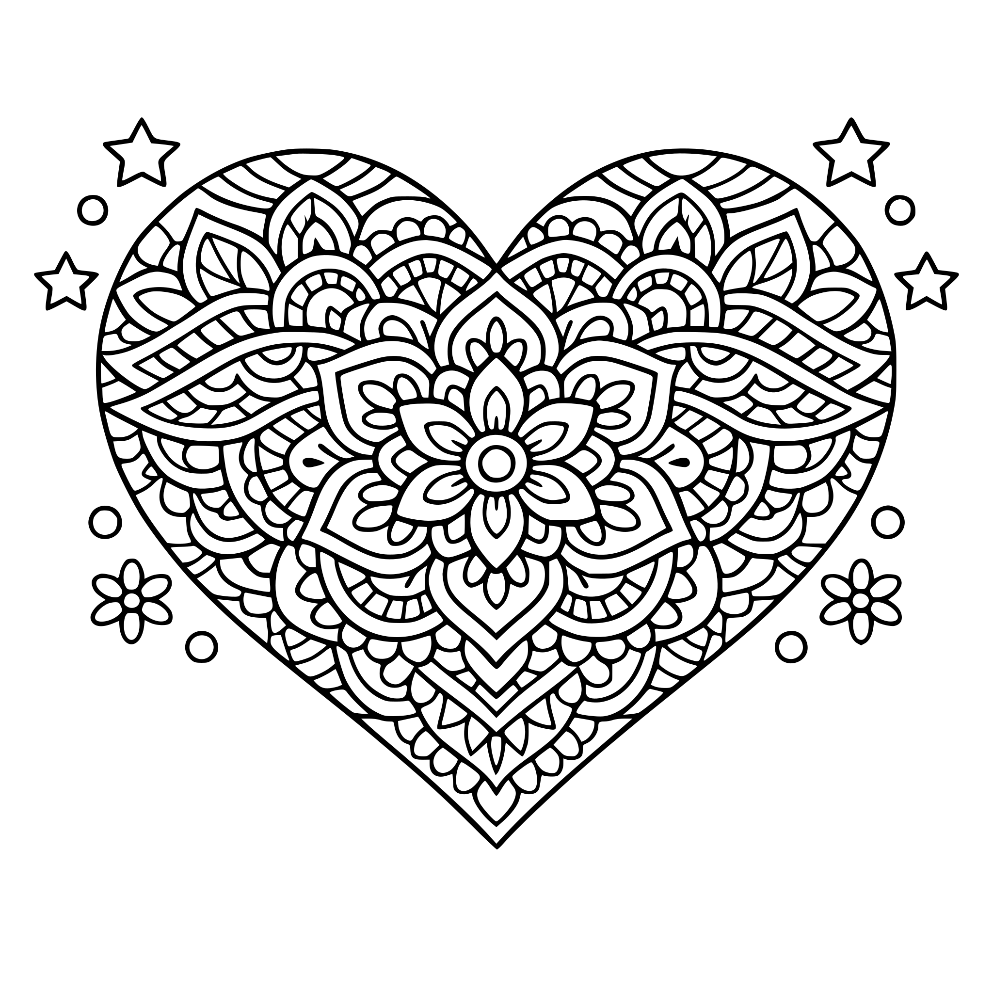 mandala heart