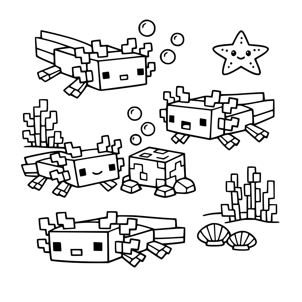 minecraft axolotls